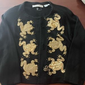 Frog Cardigan